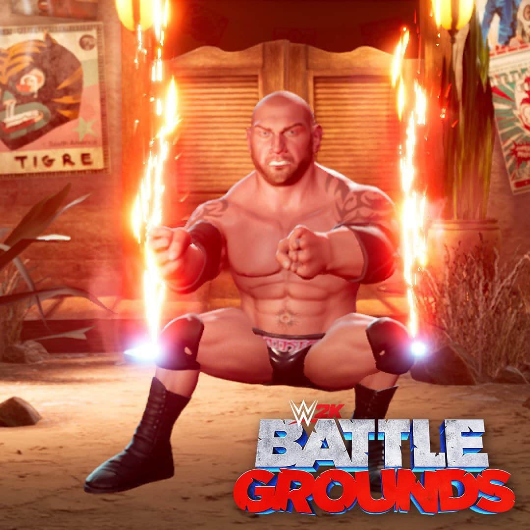 2Kさんのインスタグラム写真 - (2KInstagram)「The Animal is ready to Brawl! @davebautista is now available in #WWE2KBattlegrounds!」11月10日 5時23分 - 2k