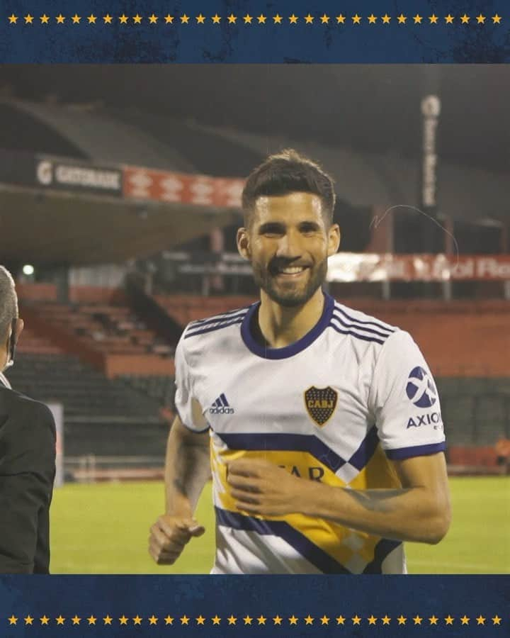 リサンドロ・ロペスのインスタグラム：「Cuando gana Boca.. 😃👍🏽 @bocajrsoficial」