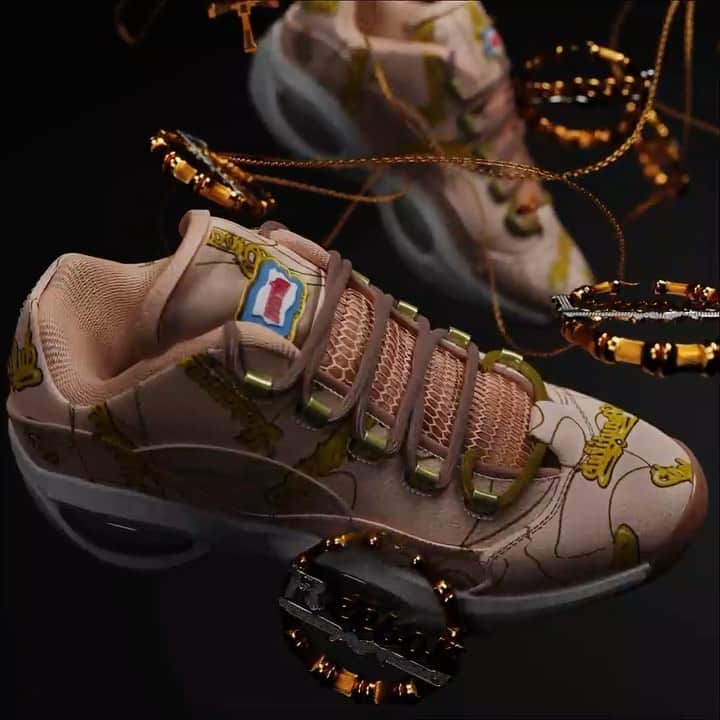 Reebok classicのインスタグラム：「Name Chains // BBC ICECREAM x Reebok Question Low capsule drops in the US on Reebok.com Thursday 11.12.20. Link in bio.」