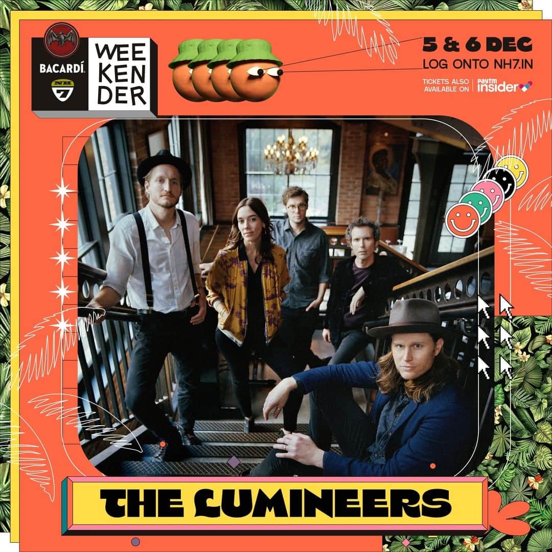 The Lumineersさんのインスタグラム写真 - (The LumineersInstagram)「Catch our set at The Bacardi NH7 Weekender Festival this December 5th & 6th! Link in bio to buy your tickets to the stream.」11月10日 6時54分 - thelumineers