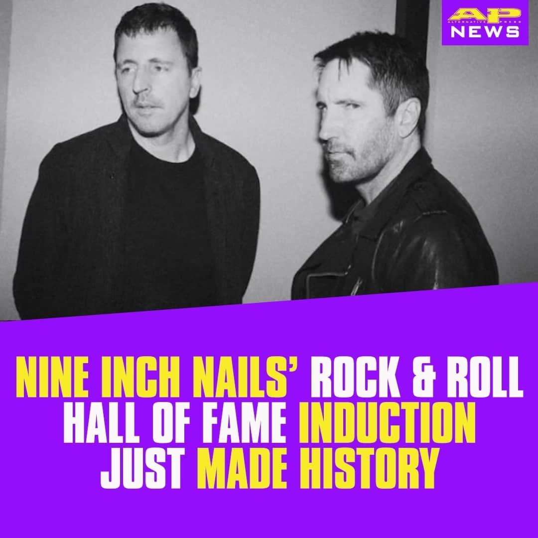 Alternative Pressさんのインスタグラム写真 - (Alternative PressInstagram)「@nineinchnails are one of many artists to be inducted into the Rock & Roll Hall Of Fame (@rockhall) in 2020, but their induction is particularly historic for a reason you may not suspect⁠ LINK IN BIO⁠ .⁠ .⁠ .⁠ #nineinchnails #nin #rockandrollhalloffame #rockhall #rockandrollhalloffameinductionceremony #rockhallinductionceremony #rockandroll #rockhistory #altpress #alternativepress」11月10日 7時31分 - altpress