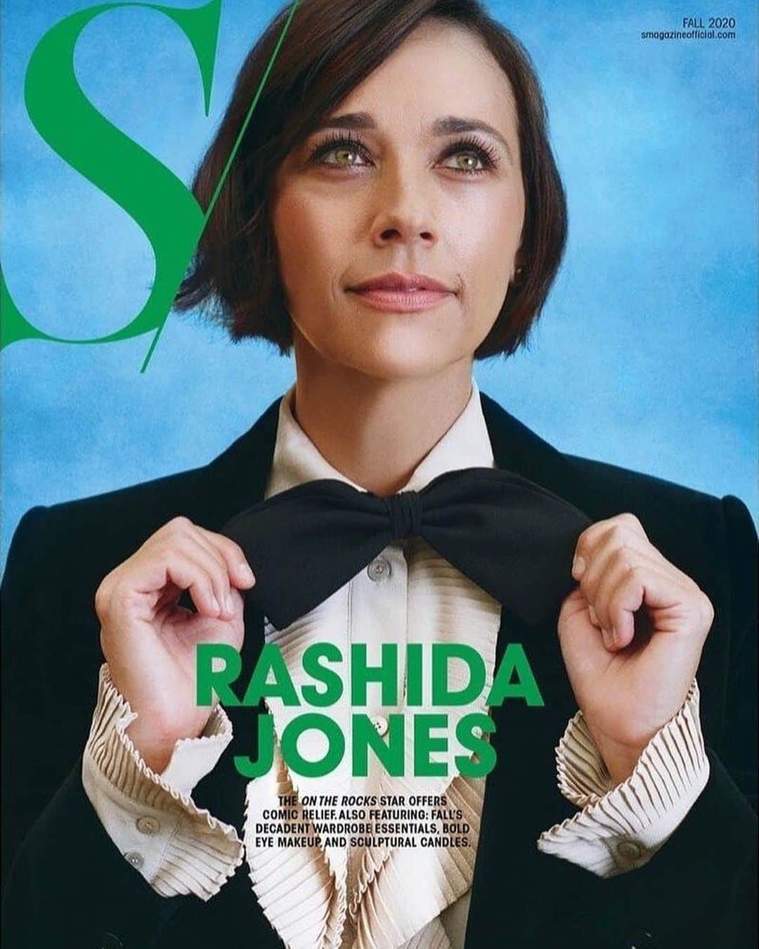 ブラッド・ゴレスキーのインスタグラム：「@rashidajones looking gorgeous on the cover of @smagazineofficial to promote her film “On the Rocks” wearing @celine & @tiffanyandco jewelry styled by me & @daniela_viviana ➡️ for rest of shoot #tapforcredits  Photographer @leeorwild  Makeup @jamiemakeup  Hair @hairbymarilee」
