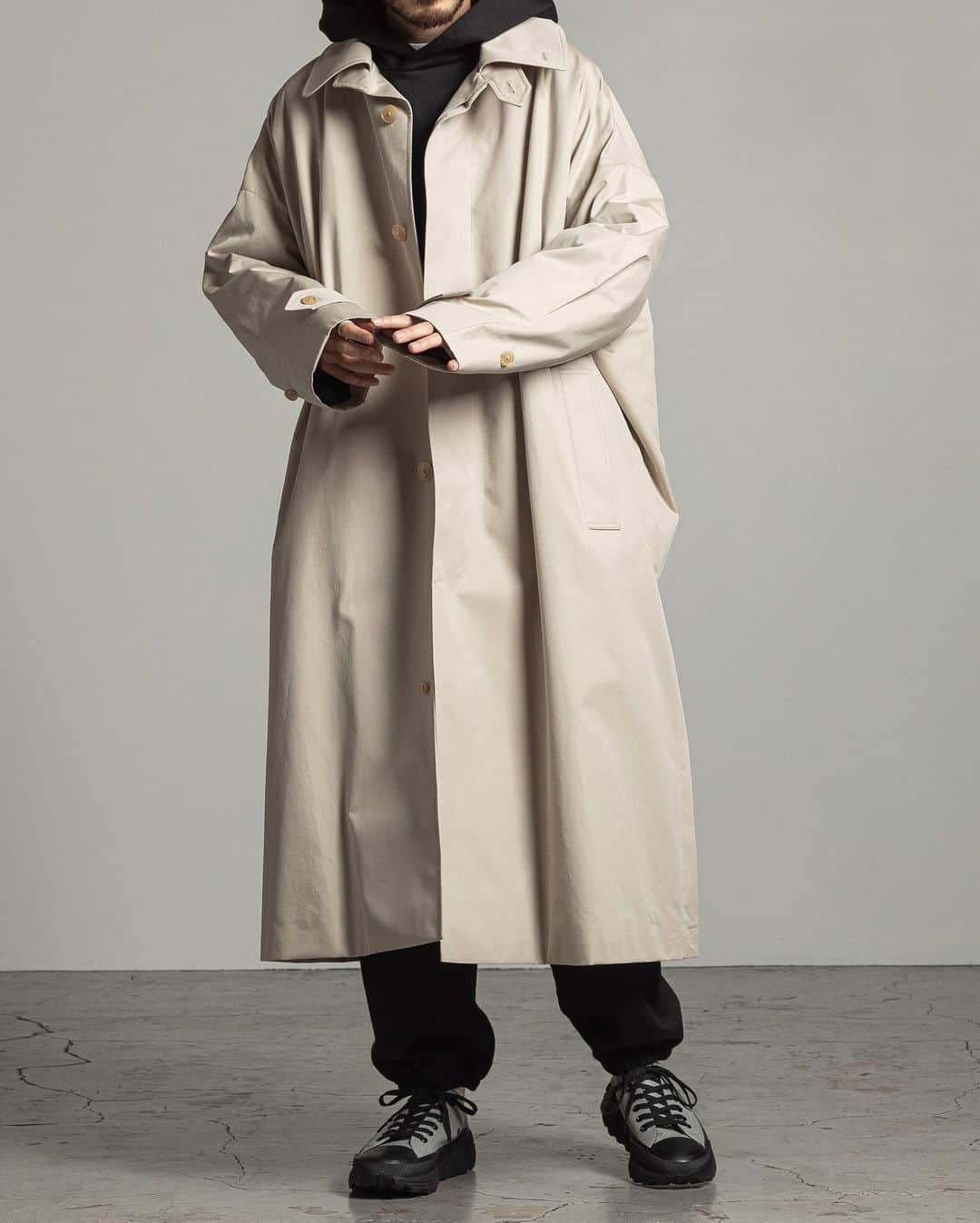 ジャケット・アウター HOODED WAYFARER COAT HEAVY markaware HOODED WAYFARER COAT HEAVY markaware メンズ 大人の春服選び】今から