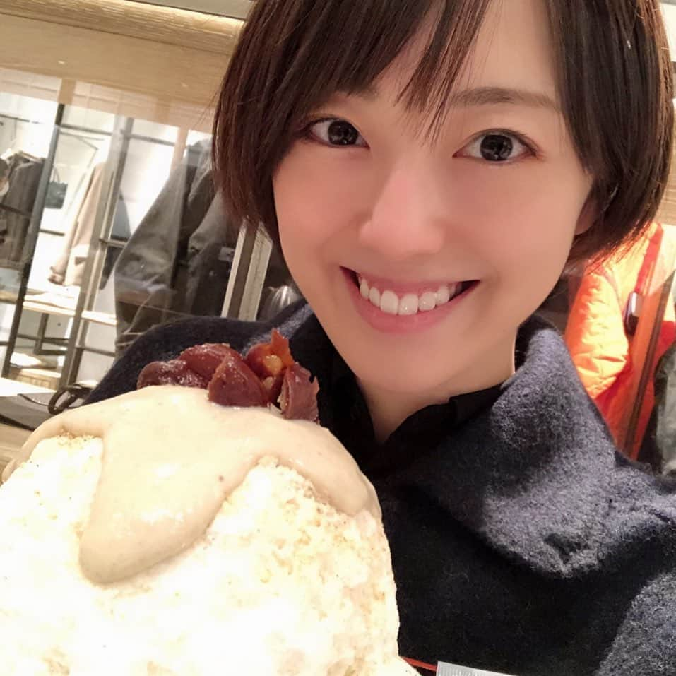 沢井美優さんのインスタグラム写真 - (沢井美優Instagram)「この時期はお芋🍠お栗🌰おかぼちゃ🎃﻿ ですね🧡﻿ ﻿ #沢井はかき氷でできています ﻿ #沢井はかき氷です #🍧#氷女 ﻿ ﻿ #cobicoffeebox  さん﻿ #🌰﻿ ﻿ #かき氷 #かき氷大好き #かきごーらー ﻿ #かき氷部 #かき氷巡り #かき氷マニア﻿ #shavedice #sweets #love #yummy﻿ #かき氷は人を幸せにする #🧡﻿ #甘いものは人を幸せにする﻿ ﻿ #笑顔溢れる毎日を ﻿ #あなたも #わたしも ﻿ #明日もきっと素敵な一日 ﻿ ﻿ #秋の味覚 #四季を感じる #ごはん﻿ #好き #💕」11月10日 17時34分 - sawai_miyuu