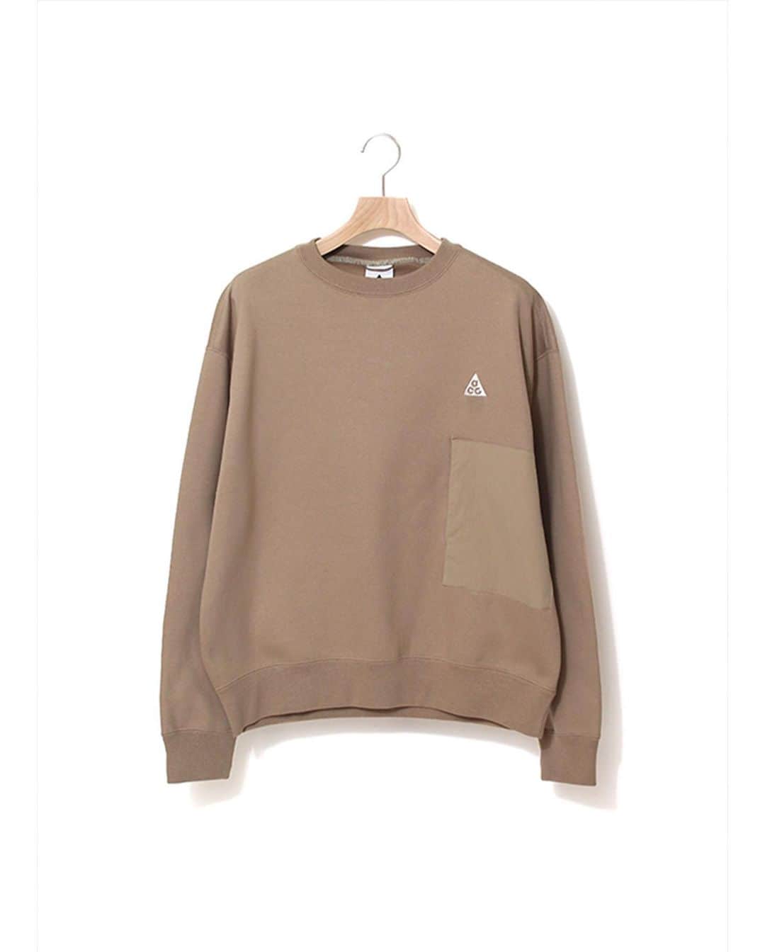 のインスタグラム：「2020 .11 .12 (thu) in store  ■NIKE NRG ACG CREW FLEECE COLOR : BLACK , KHAKI SIZE : S - 2XL PRICE : ¥9,500 (+TAX)  ■NIKE NRG ACG AOP CREW COLOR : DEEP BURGUNDY SIZE : S - 2XL PRICE : ¥9,500 (+TAX)  #a_and_s #NIKE #ACG #AllConditionsGear #OREGON #SMITHROCK #SMITHROCKSTATEPARK #MOVETOZERO #SUSTAINABLE #SUSTAINABILITY」