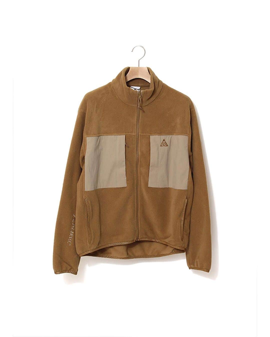 のインスタグラム：「2020 .11 .12 (thu) in store  ■NIKE NRG ACG POLAR FULL ZIP FLEECE COLOR : GOLDEN BEIGE ,BLACK SIZE : S - 2XL PRICE : ¥15,000 (+TAX)  ■ NIKE NRG ACG POLAR AOP FLEECE COLOR : DEEP BURGUNDY SIZE : S - 2XL PRICE : ¥15,000 (+TAX)  #a_and_s #NIKE #ACG #AllConditionsGear #OREGON #SMITHROCK #SMITHROCKSTATEPARK #MOVETOZERO #SUSTAINABLE #SUSTAINABILITY」