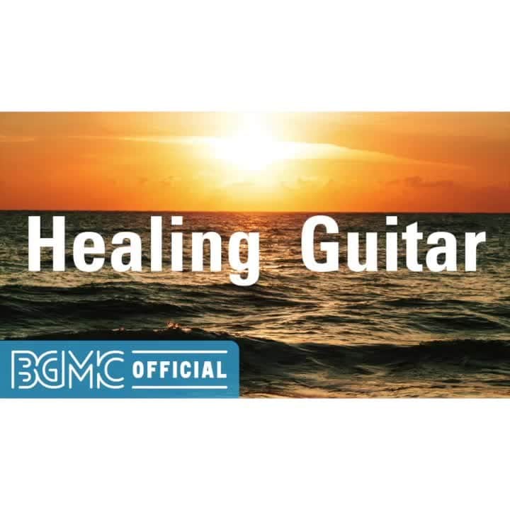 のインスタグラム：「Healing Guitar: Beautiful Beach Sunset Relaxing Instrumental Music for Calm  Please check the full version on #YouTube from the profile URL.  #BGMC #BGMClife #BGMchannel #StayHome #healing #guitar #sunset」