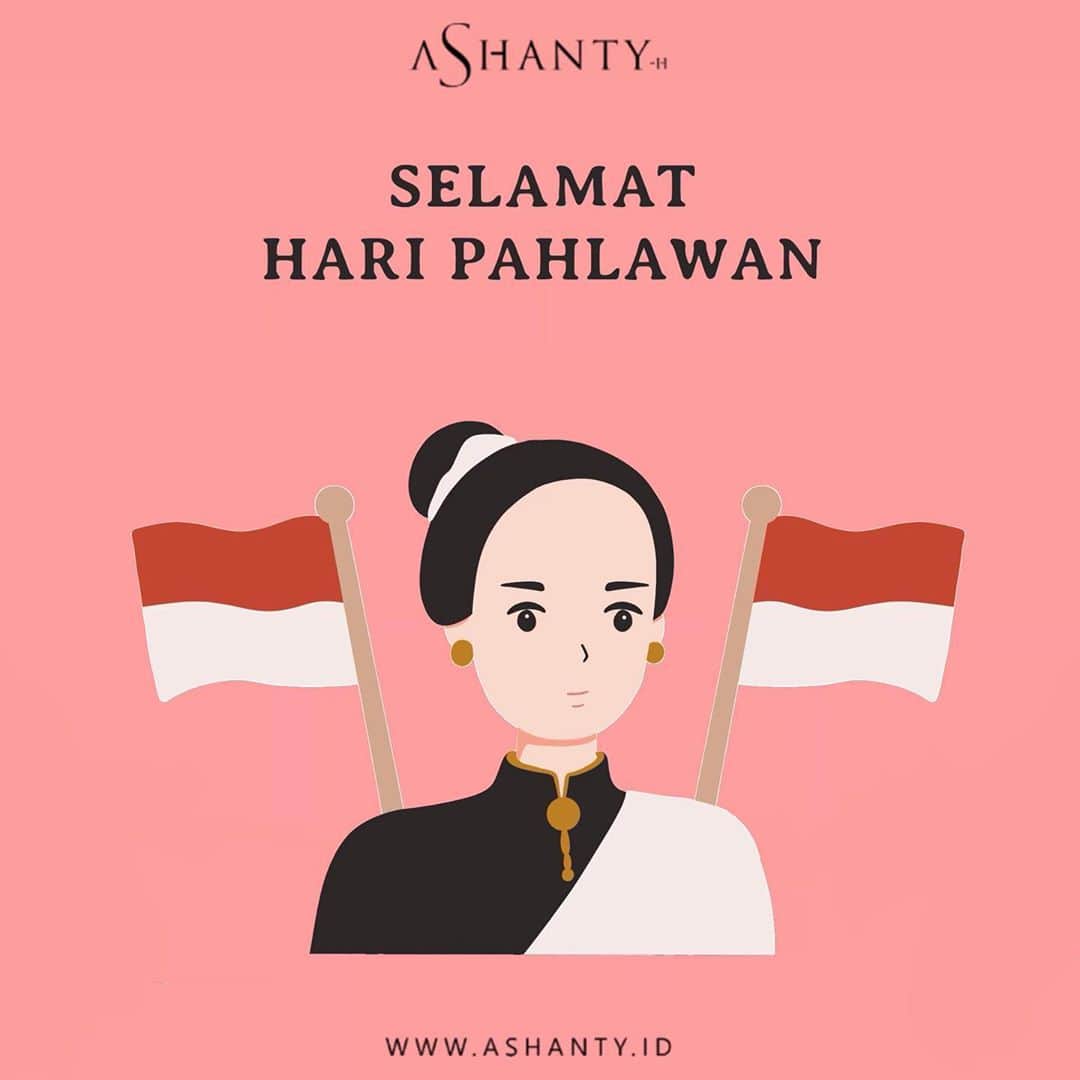 ASHANTY BEAUTY CREAM OFFICIALのインスタグラム：「Selamat Hari Pahlawan, 10 November 2020 ✨」