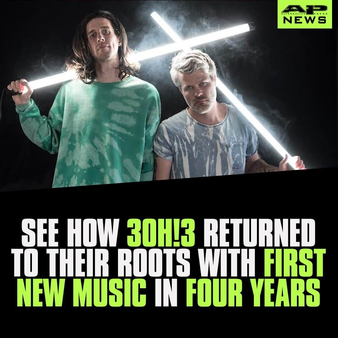 Alternative Pressさんのインスタグラム写真 - (Alternative PressInstagram)「WATCH: @3OH3 announce their first new music in four years with this nostalgic look back at their career and past hits ⁠ LINK IN BIO⁠ .⁠ .⁠ .⁠ #3OH3 #3OH3newmusic #3OH3return #3OH3comeback #altpress #alternativepress」11月10日 11時30分 - altpress