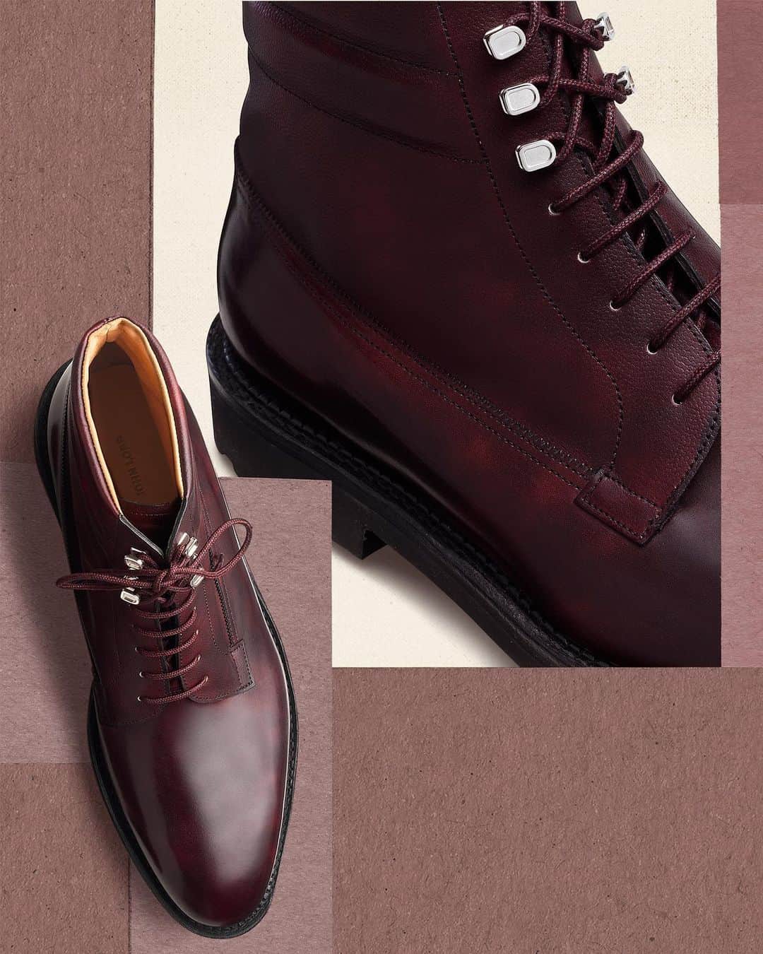 ジョンロブのインスタグラム：「True value lies in footwear that lasts a lifetime. The Alder is part of our versatile boot range, acting as timeless companions to life’s journey, absorbing its markings along the way. . #johnlobb @martincole.de」