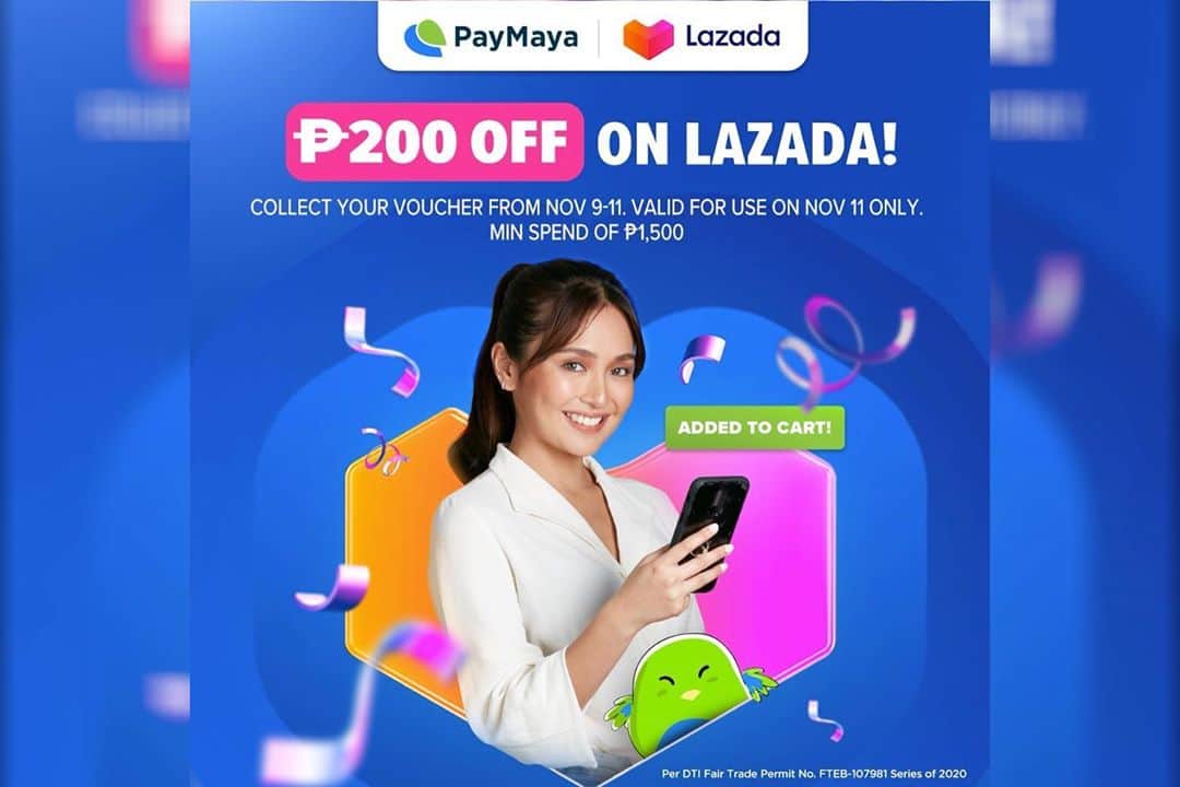 Kathryn Bernardoさんのインスタグラム写真 - (Kathryn BernardoInstagram)「Ready to go shopping? This year's biggest one-day sale is finally here!   Before you check out, don't forget to claim your PayMaya voucher from the Lazada app or website to enjoy P200 off on your purchases. Add to card now and make sure to use your PayMaya virtual or physical card for your 11.11 haul!  For your Lazada 11.11 shopping, don’t pay cash, PayMaya! 💚😉」11月10日 14時15分 - bernardokath