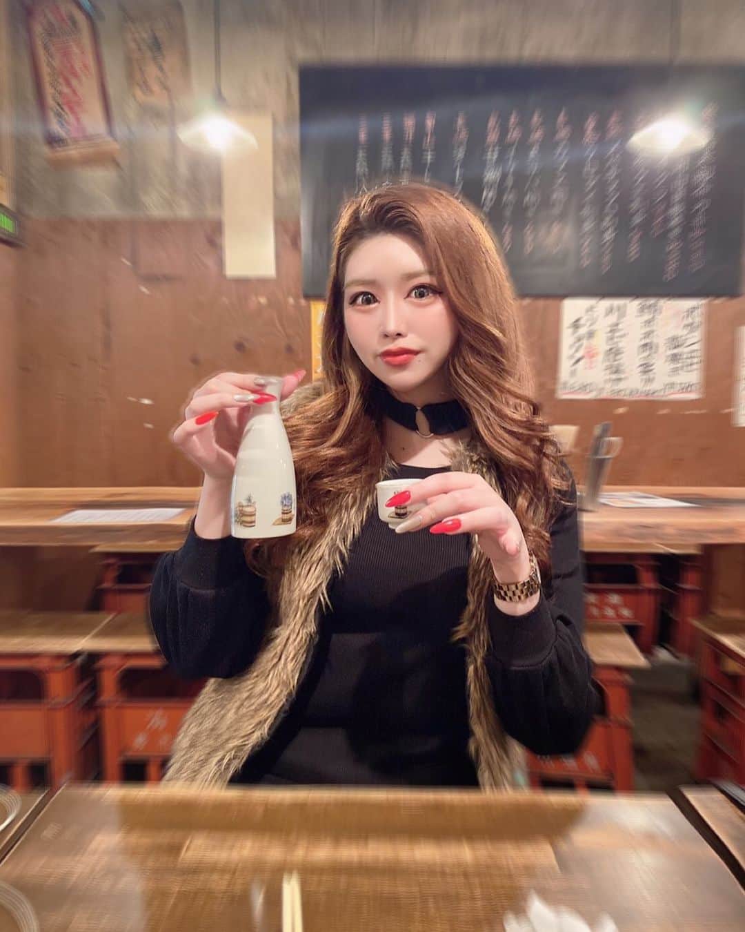 一条ラムのインスタグラム：「. . たまには居酒屋で乾杯もあり？👽🤍 . . #instagood #名古屋 #錦 #歌舞伎町 #ミナミ #北新地 #キャバ #スカウト #整形 #居酒屋 #酒しか勝たん #熱燗 #follow #followforfollowback #followme」