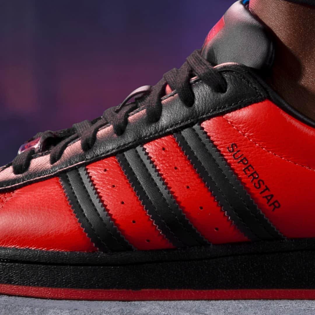 HYPEBEASTさんのインスタグラム写真 - (HYPEBEASTInstagram)「@hypebeastkicks: To mark the release of ‘Spider-Man: Miles Morales’ for @playstation 4 and 5, @adidasoriginals is releasing collaborative Superstars in real-life and in-game. The shoes take on a colorway inspired by the young Spider-Man’s striking suit with an upper made from a bright red premium leather accented by contrasting black leather hits. Additional branding comes in the form of adidas Originals tongue printing, PlayStation lace locks and co-branding printed insoles. Both the Hi-Top and Low-Top versions will be available in-game with select suits on November 9, then release in US, Canada, and Asia-Pacific regions on November 19 on @adidas’ website with a European release set for December 4.⁠⠀ Photo: @disney/adidas」11月10日 15時28分 - hypebeast
