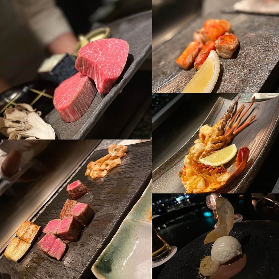 SEIRAのインスタグラム：「ハート型はシャトーブリアン特有💗 伊勢海老も美味しかった☺️✨✨ 海老がほんとに好きなのです☺️✨🦐  21CLUBさん☺️✨✨  #キープグループ #ニュークラブ #キャバクラ #ホステス #キャバ嬢 #北海道 #札幌 #さっぽろ #すすきの #ススキノ #歌舞伎町 #北新地 #錦 #中洲 #followme #likeforlikes #l4l #followforfollow #f4f #ledwine#」