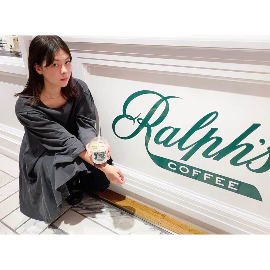 エモン・久瑠美のインスタグラム：「🐻☕️🤎コーヒー美味しくて一気飲み… #ラルフズコーヒー #ralphscoffee」
