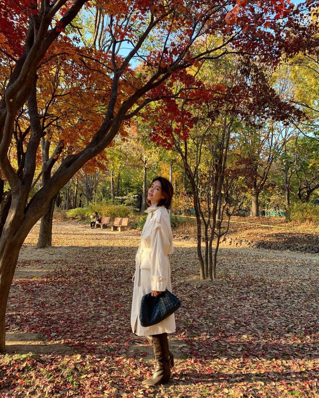 チェ・ジョンアンさんのインスタグラム写真 - (チェ・ジョンアンInstagram)「이 가을이 다가기전에 🍂 #서울숲 #내일부터또화이팅」11月10日 17時06分 - chae_jungan