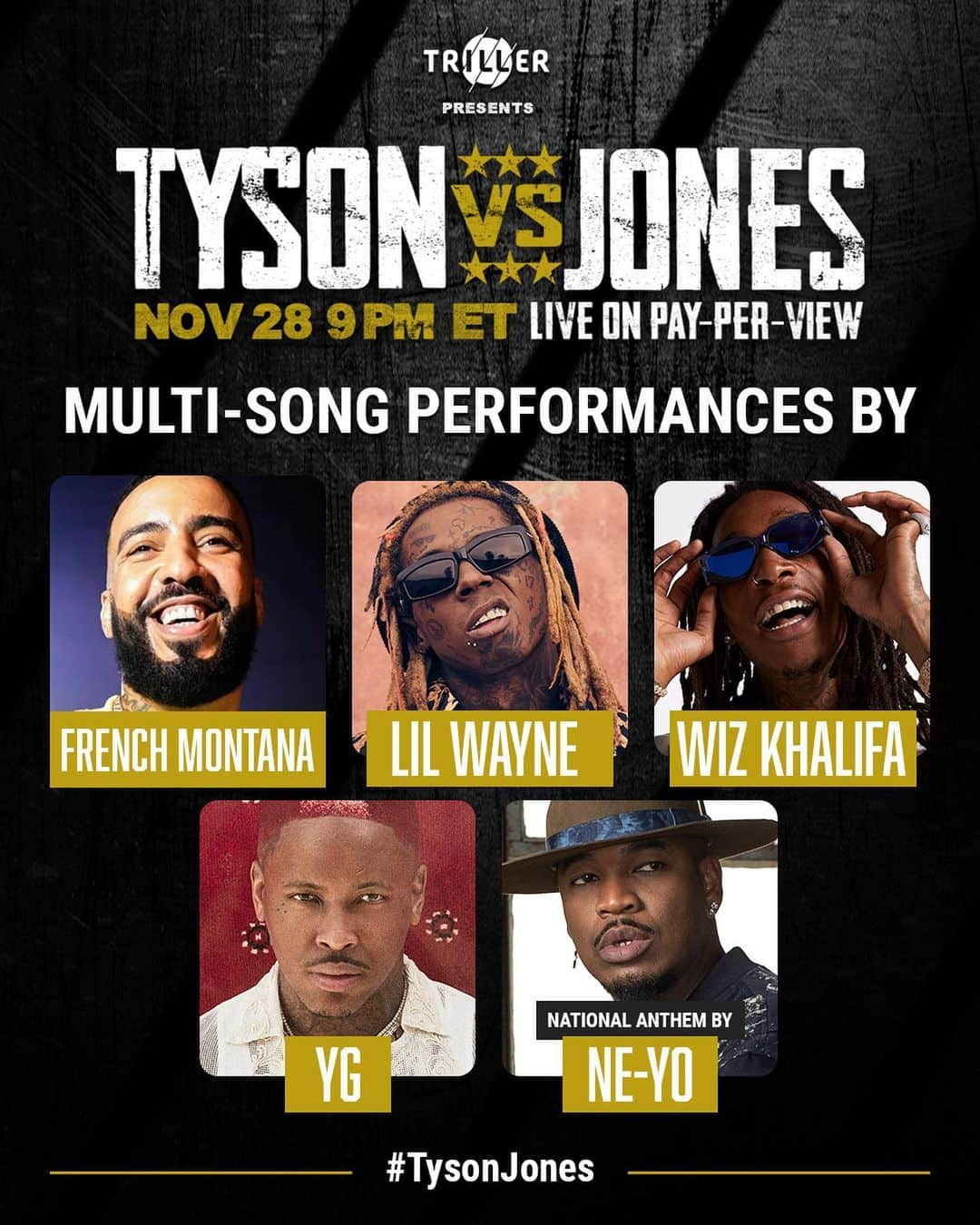 NE-YOさんのインスタグラム写真 - (NE-YOInstagram)「HONORED to perform the national anthem this Saturday to kick off the Tyson vs. Jones fight 🥊 LET’S GOOO!!! #TysonJones」11月25日 11時37分 - neyo