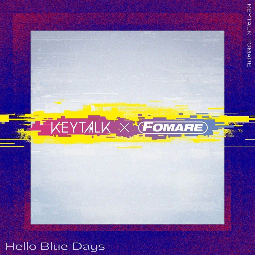 KEYTALKのインスタグラム：「＼本日配信リリース❗️／  KEYTALK×FOMAREコラボ楽曲 「Hello Blue Days」配信開始🎉  ファンの皆さまから寄せられた “青春”の言葉を歌詞に取り入れ挑んだ初コラボ！🌟 本日✔️11月25日より各音楽配信サービスにて聴くことができます🎧  ぜひ聴いて下さい！😤 https://keytalk.lnk.to/hbdIB  #KEYTALK #FOMARE」