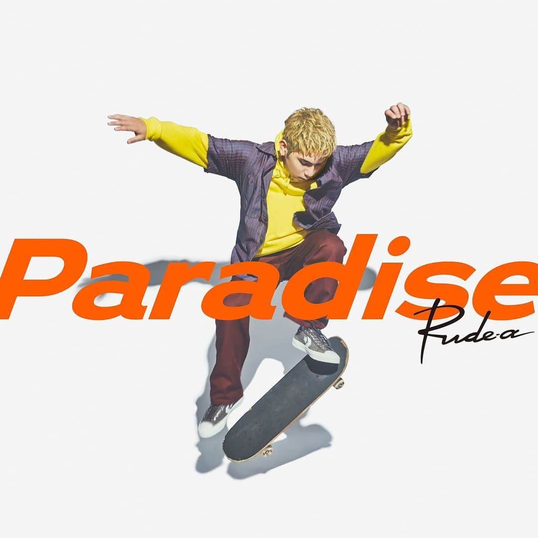 RUDE-αのインスタグラム：「2021年1月10日(日)配信シングル 「Paradise」ジャケ写公開◎   この曲はTVアニメ「SK∞ エスケーエイト」 オープニングテーマにもなっています。 2月10日(水)には期間生産限定盤CDも リリースが決定しました！お楽しみに！   #sk_8 #Rude_α #ルード」