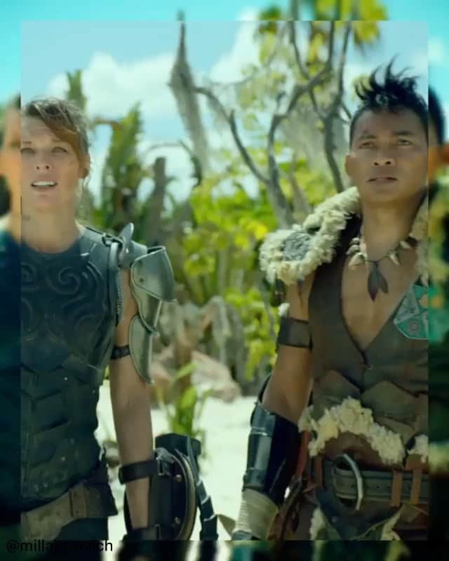 トニー・ジャーのインスタグラム：「Choose your weapon and begin the hunt. 🗡🛡🏹 @MonsterHunterMovie in cinemas December!」