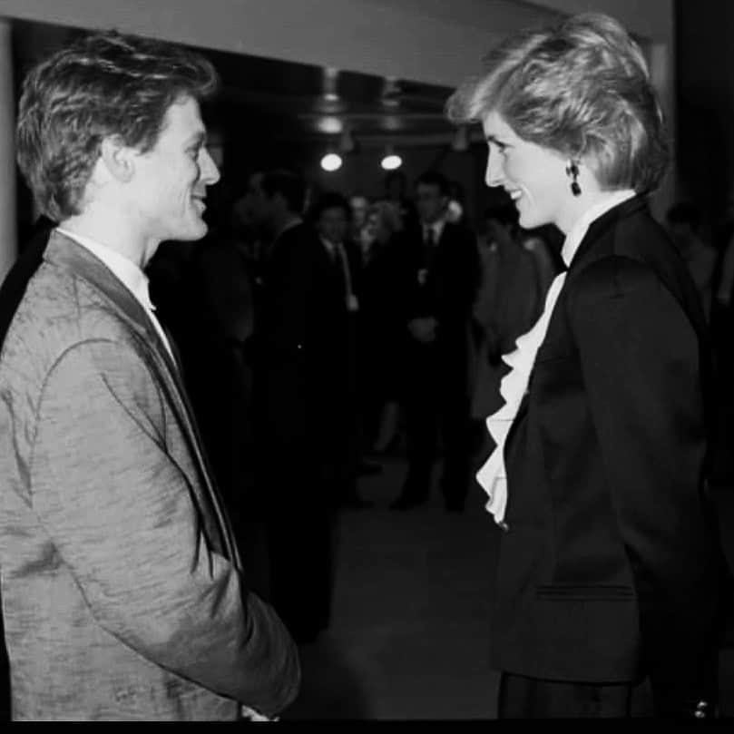 ブライアン・アダムスのインスタグラム：「With Diana in Vancouver in 1986. #princessdiana ❤️」
