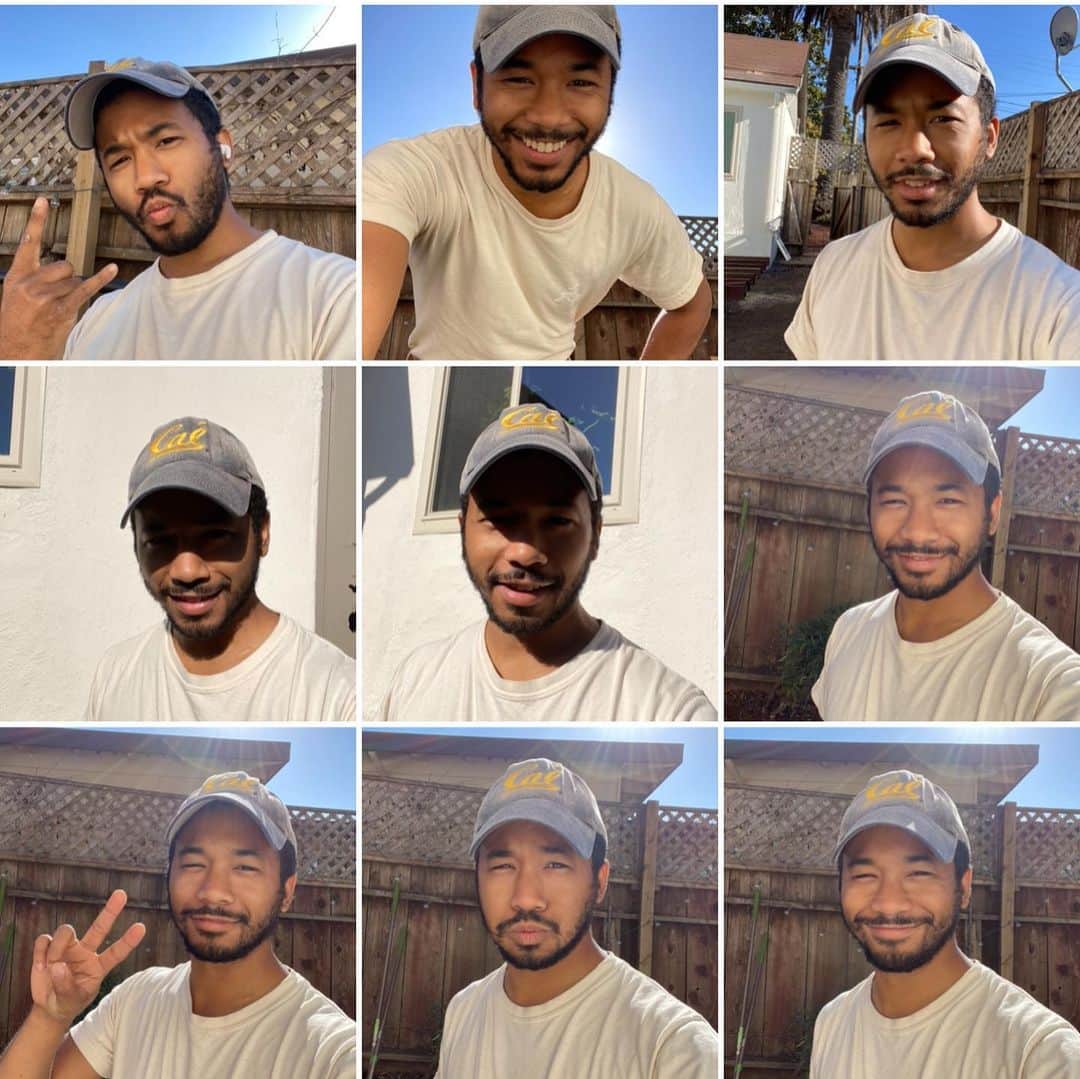 トロ・イ・モアのインスタグラム：「Whaaaaaat!!!!   I think a GRAMMY NOMINATION deserves a selfie burst. I love you all. Thank you to my wife, family, and friends for believing in the music and their endless support. Much love to my amazing team!  And a HUGE THANK YOU to YOU. Thank you for buying, streaming, supporting, LISTENING!!! Theres so much more to explore with music and I just want to encourage all my other creatives to keep pushing. This feels like the longest road in the world, every step is worth it. Remember to check in with yourself daily— hourly! Don’t let 2020 fuck with you. Congrats to my homies who are also nominated in the same category: (first of all) @flume @amine @kaliuchis @kaytranada and @diplo we are one giant fam!   I’m very excited to get this next record into your hands. 🙏🏽」