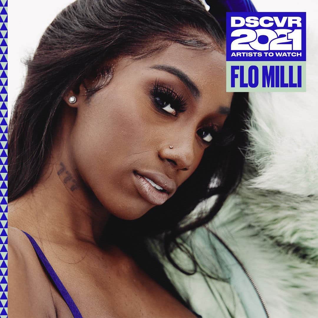 Vevoさんのインスタグラム写真 - (VevoInstagram)「@flomillishit is here to SERVE! Dripping from head to toe, she showed why she's one of rap's hottest newcomers in her #DSCVRATW2021 performances of "Not Friendly" and "19" 💎 ⠀⠀⠀⠀⠀⠀⠀⠀⠀ ▶️[Link in bio] #FloMilli」11月25日 4時11分 - vevo