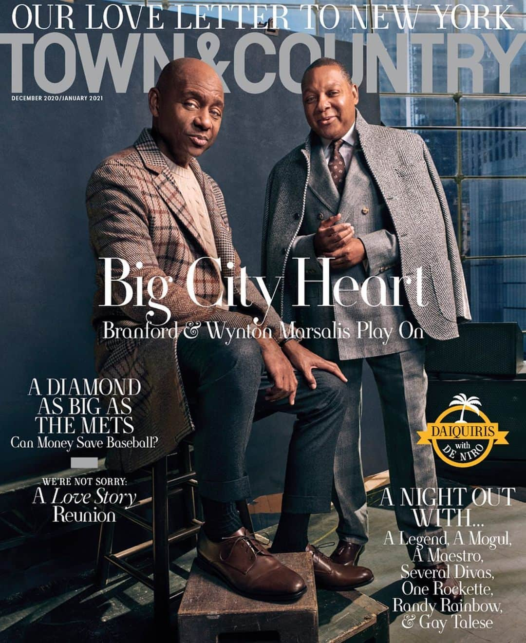 キャロル・ラドジウィルのインスタグラム：「A Love Letter to New York, the best city in the world and another reason to live here....Jazz.  🎺🎶🎷 • Thank you  @townandcountrymag for including me in Pride of Place NYC Christmas gift list Swipe left to  match. 😏🎄 #townandcountrymag #decemberissue」