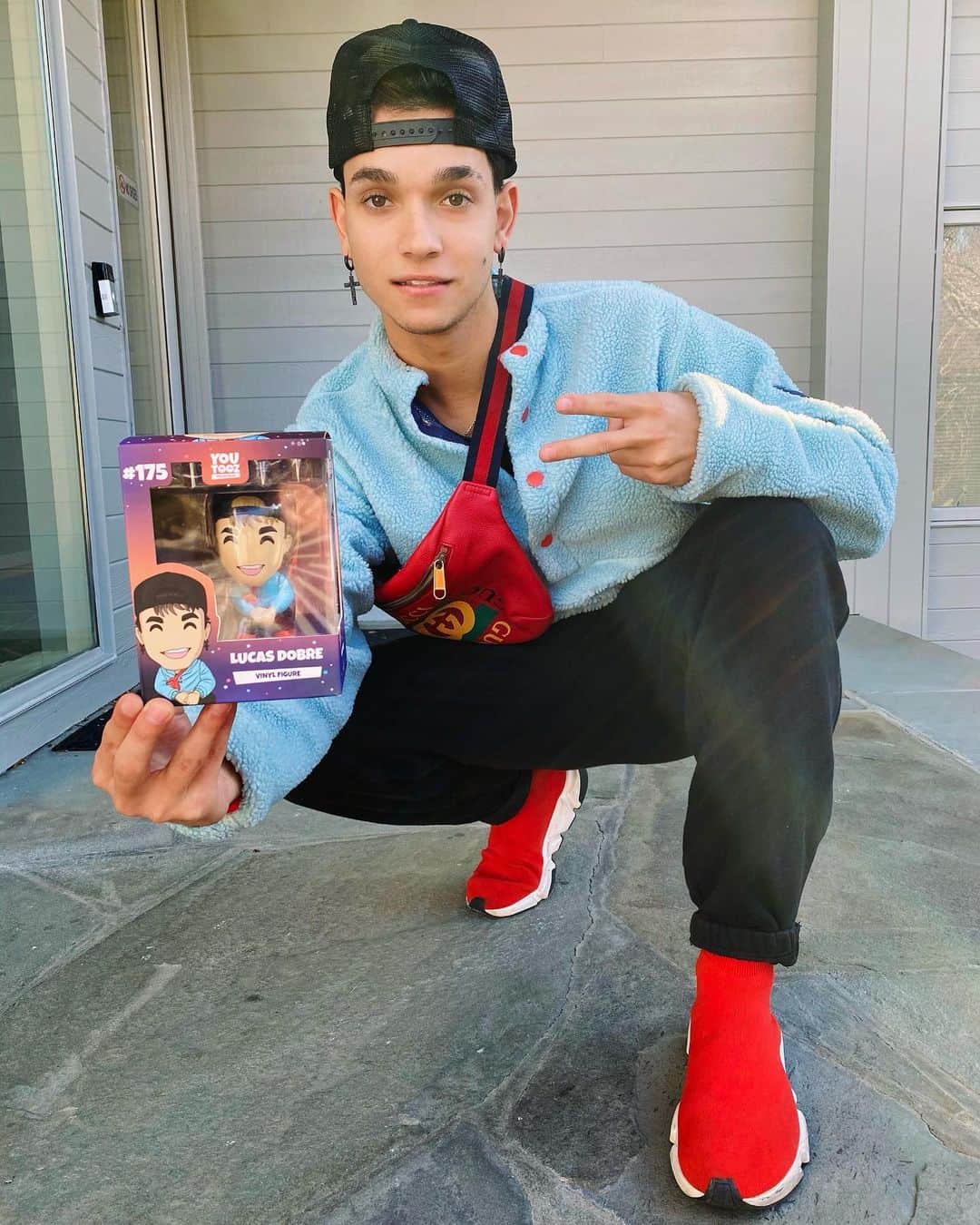 Lucas Dobreのインスタグラム：「WE JUST CAME OUT WITH ACTION FIGURES! GET THEM BEFORE ITS SOLD OUT ❤️ LINK IN BIO」