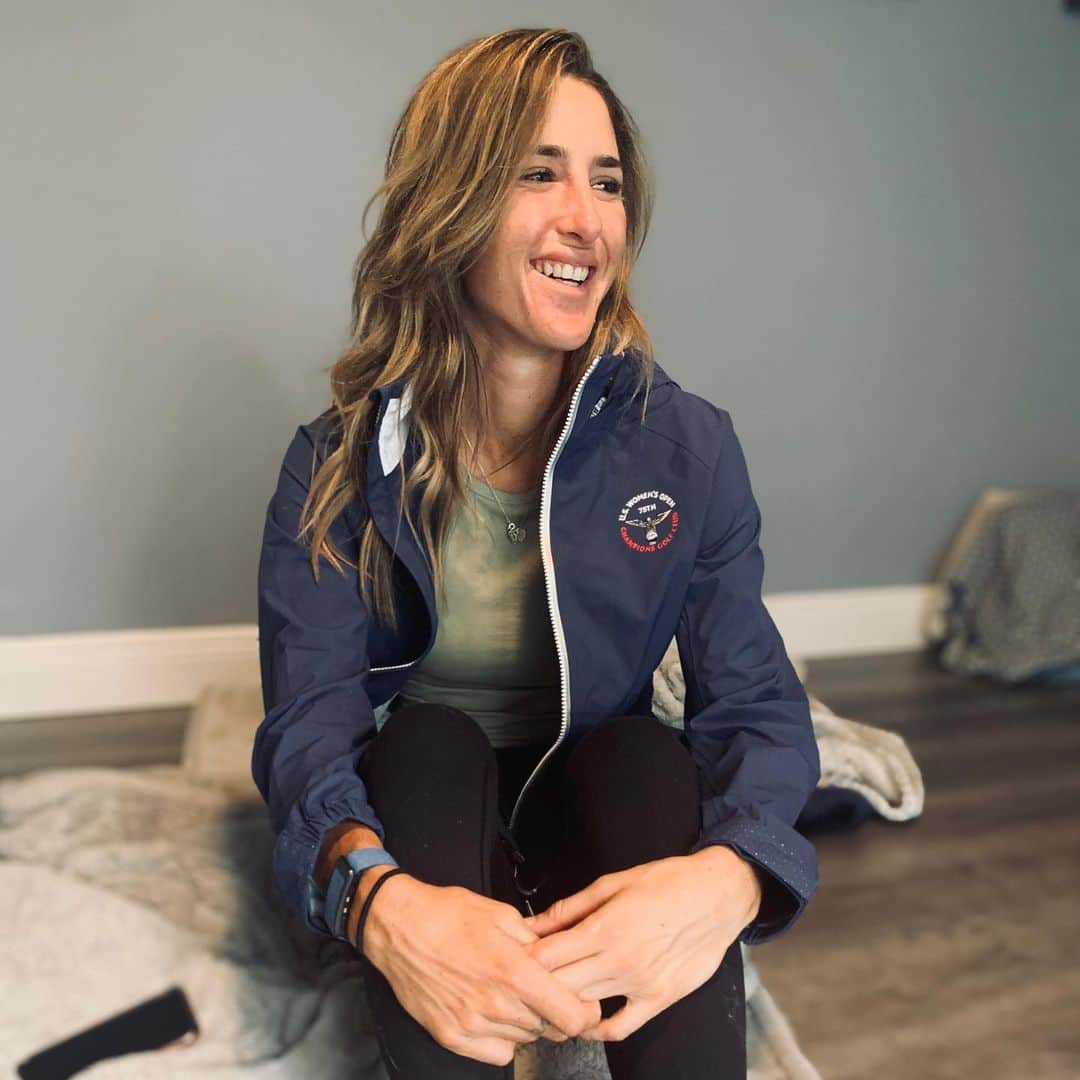 のインスタグラム：「Looking forward to playing in the U.S. Women’s Open at Champions Club in 2 weeks !  Check out the awesome USWO clothing line @zerorestriction or click on the link in my bio」