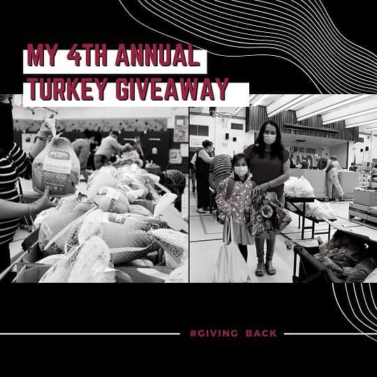 パトリック・ピーターソンのインスタグラム：「Yesterday, November 23rd, I held my “Fourth Annual Thanksgiving Giveaway” in partnership with the United Food Bank. I am beyond thankful to our volunteers for all their hard work in making the event happen even during the COVID-19 pandemic.  Thanksgiving has always been one of my favorite holidays and it brings me great happiness to know that we were able to create holiday memories for those in need .   #P2Tuesdays #P2Nation #Cardinals #GivingBack #AnnualThanksgivingGiveaway」