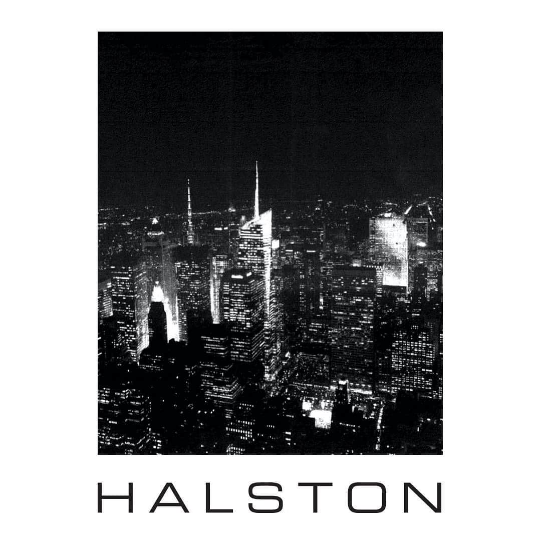 のインスタグラム：「#Halston Fall/Winter 2020 is here – head to stories to discover the collection.」