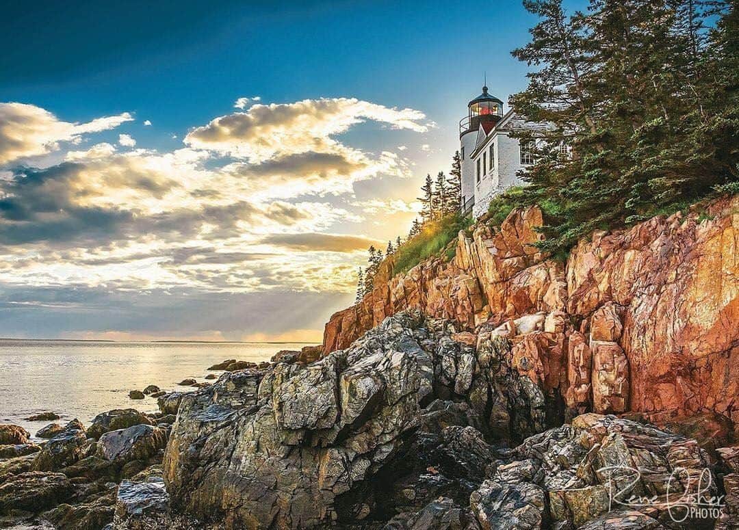 Ricoh Imagingのインスタグラム：「This stunning lighthouse in Maine was capture by Rene Fisher using the Pentax K3II.」