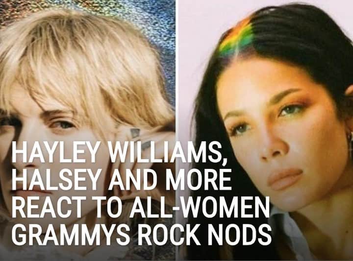 Alternative Pressさんのインスタグラム写真 - (Alternative PressInstagram)「@yelyahwilliams and @iamhalsey are just a few of the artists reacting to the historic nominations for women in rock music at the 2021 Grammys (@RecordingAcad)⁠ LINK IN BIO⁠ .⁠ .⁠ .⁠ #hayleywilliams #halsey #womeninrock #rocknrollwomen #2021grammys #2021grammyawards #recordingacademy #rock #rockmusic #altpress #alternativepress」11月25日 10時01分 - altpress