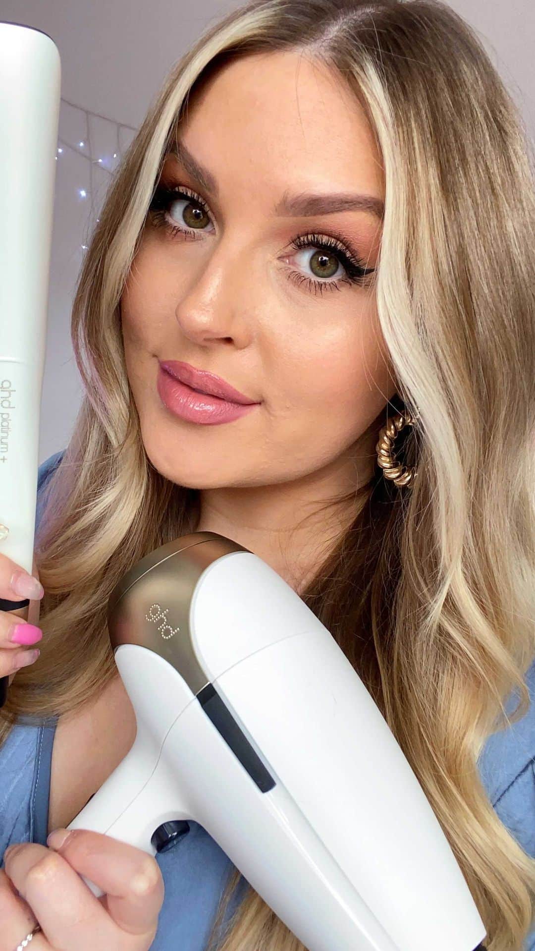 Shannonのインスタグラム：「#Ad  Check out my chic look, loving my transition from bed hair to glam queen thanks to @ghdhair_anz! Major news 🔥 ghd are giving away 100 tools! For your chance to win, head over to TikTok and check out the #wishuponastar challenge to find out t&cs」