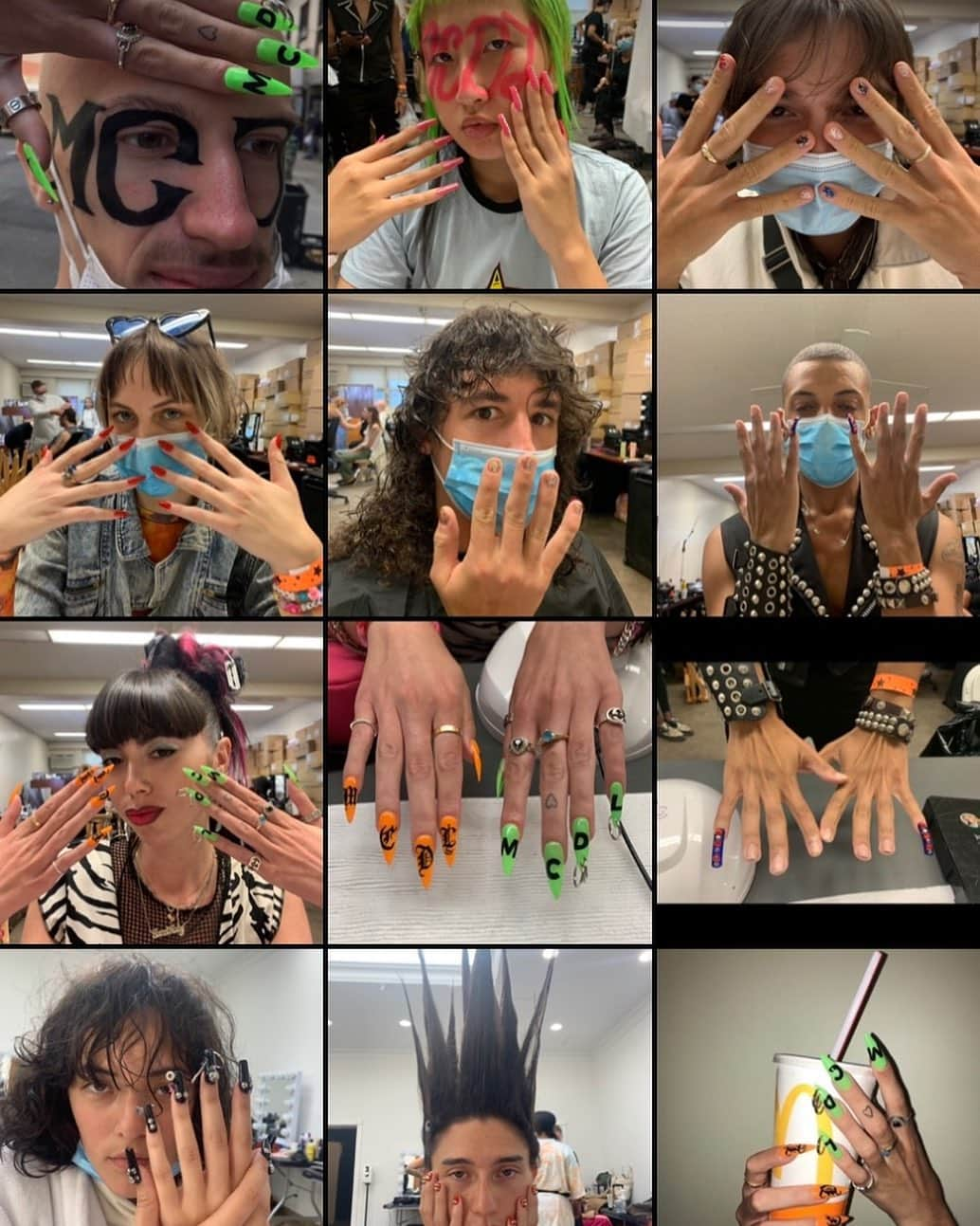 Mei Kawajiriさんのインスタグラム写真 - (Mei KawajiriInstagram)「@mileycyrus x @dualipa #prisoner Music Video💕 BTS  Nails 💕💫 #nailsbymei , assistant @chiharu1222nail 💕💫」11月25日 10時21分 - nailsbymei