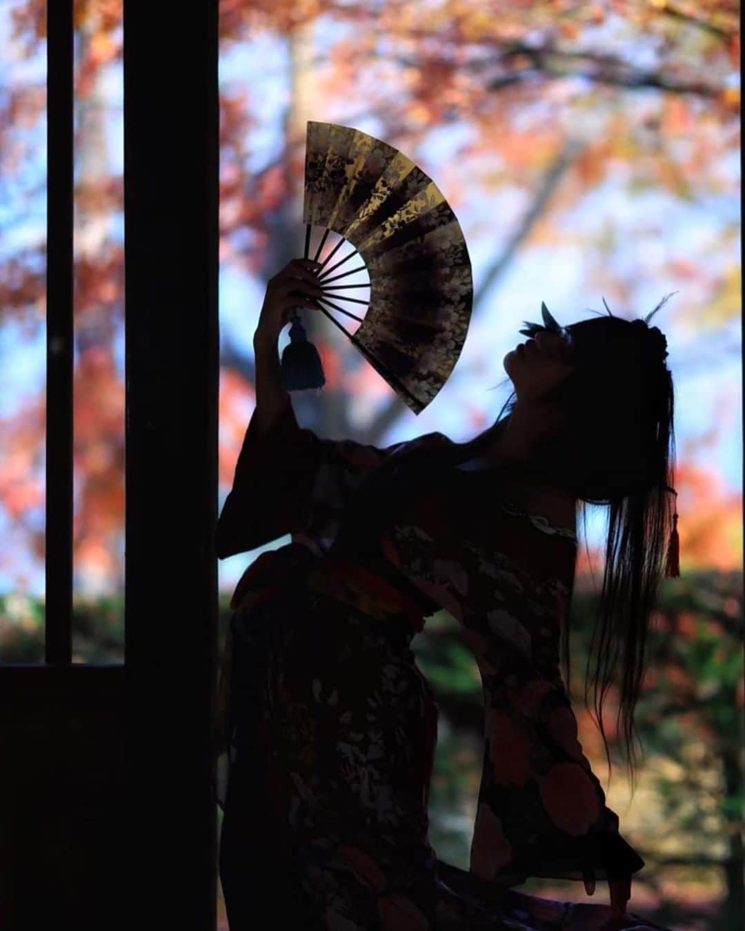 舘林佳史のインスタグラム：「モダン着物で紅葉作品作り🍁 モデルは榎月ちゃん @kagetu_photo   誰でも物語の主人公になれるをキャッチコピーにドラマや映画の物語のワンシーンの様なDramaticStoryPhotと言う名前で活動作品作りをしています。大好評のドラマティックフォトのご依頼はこのクオリティーで30000円〜(ほぼ諸経費)で受け賜わっています)^o^( 素敵な作品を一緒に作りたい！コラボレーションしたい 美容師・メイクアップアーティストさん ・服飾デザイナーさんクリエイターさんも随時募集中です✨  お姫様になりたい👸物語の主人公になってみませんか^ ^⁉︎. たった一枚の写真で人生が変わる‼️ ✨作品作り体験モデルに興味がある方 ドラマティックフォト依頼 撮影依頼 体験モデル募集①お名前②地域③年齢④身長⑤LINE ID⑥応募理由やお問い合わせ内容⑦最近の髪型スタイルの分かる写真をDMまたはメール下さい✨📩contact@dramaticphoto.jp モデル宣材撮影 コンポジ Book作り プロフィール撮影 ブライダルフォト記念撮影 衣装レンタル 成人式 着物 ドレスロケーションフォト スチール サロンモデル撮影 写真集等撮影のご依頼何でもお気軽にお問い合わせDM下さい✨📩 . ༚┈❁┈༚༝༝༚┈❁┈༚༝༝༚┈❁┈༚༝༝༚┈❁┈ ༚༝༝༚┈❁┈ ． 【掲載モデル個撮紹介】 掲載モデルを撮ってみたいと思った事はありませんか^ ^⁉️ . 掲載モデルさんをご紹介出来るようになりました❣️ . ✅ポートレート撮影をやってみたいけどモデルモデルが見つからない。 ✅モデルと一対一でポートレート撮影したい。 ✅撮影会だと撮りたい構図の写真が撮れない。 ✅モデル2人でツイン撮影したい。 ✅友達のカメラマンと一緒にモデルを撮りたい。 ✅モデルとメイクさんを呼んで作品作りをしたい。 ✅スタジオで個撮したい。 ✅海や山で撮影したい。 ✅水着撮影したい。 ✅仕事帰りに撮影したい。 ✅夜景やネオンで撮りたい。 ✅フォトコンにチャレンジしたい。 ✅美容院スタイリストの作品作りコンテストモデル探しや撮影をしたい。カメラマンも探している。 ✅プロのフォトグラファーを 目指している。 ✅プロのカメラマンと同行してもらって勉強したい。 ✅自分の都合の良い日や時間に合わせて撮影がしたい。 . ༚┈❁┈༚༝༝༚┈❁┈༚༝༝༚┈❁┈༚༝༝༚┈❁┈ ༚༝༝༚┈❁┈ ． 【掲載モデルの個人撮影依頼】 . お問い合わせは以下の内容を記入しDM 📩 又はLINE下さい ID510661(舘林佳史) . お取り次ぎ致します❣️ . 件名《個撮モデルお問い合わせ》 ⚫︎氏名: ⚫︎年齢: ⚫︎連絡先: ⚫︎メールアドレス: ⚫︎カメラ歴: 年 ⚫︎希望モデル名: ⚫︎希望日: ⚫︎希望時間: ⚫︎希望集合場所:  駅や施設名 ⚫︎希望撮影地: 湘南  鎌倉 横浜 ○○公園 等 ⚫︎移動手段: 徒歩  車 ⚫︎希望衣装: ドレス・ロングスカート・ミニスカート・ワンピース・普段着・カジュアル・ショーパン・お任せ・着物・その他 ⚫︎衣装(モデルさんに持って来て欲しい・自分で用意したい) . . ༚┈❁┈༚༝༝༚┈❁┈༚༝༝༚┈❁┈༚༝༝༚┈❁┈ ༚༝༝༚┈❁┈ ． ◆撮影料金 . 基本撮影時間:3時間(休憩時間移動込み) 15000円 ⚫︎延長:1時間ごとに5000円 . ༚┈❁┈༚༝༝༚┈❁┈༚༝༝༚┈❁┈༚༝༝༚┈❁┈ ༚༝༝༚┈❁┈ . ．  #シルエット#着物#紅葉#舞い#富士山#日本一#奇跡#ミラクル#夢が叶う#運気アップ#着物撮影#モデル#ポートレートモデル#富士の国#観光」