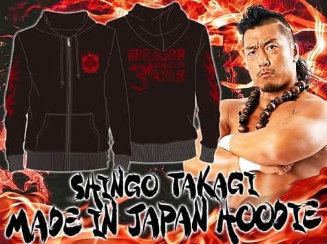 鷹木信悟さんのインスタグラム写真 - (鷹木信悟Instagram)「新作パーカー❗️ MADE IN 🐉APAN...🇯🇵 #njpwshop  #njpw #prowrestling」11月25日 11時15分 - takagi__shingo