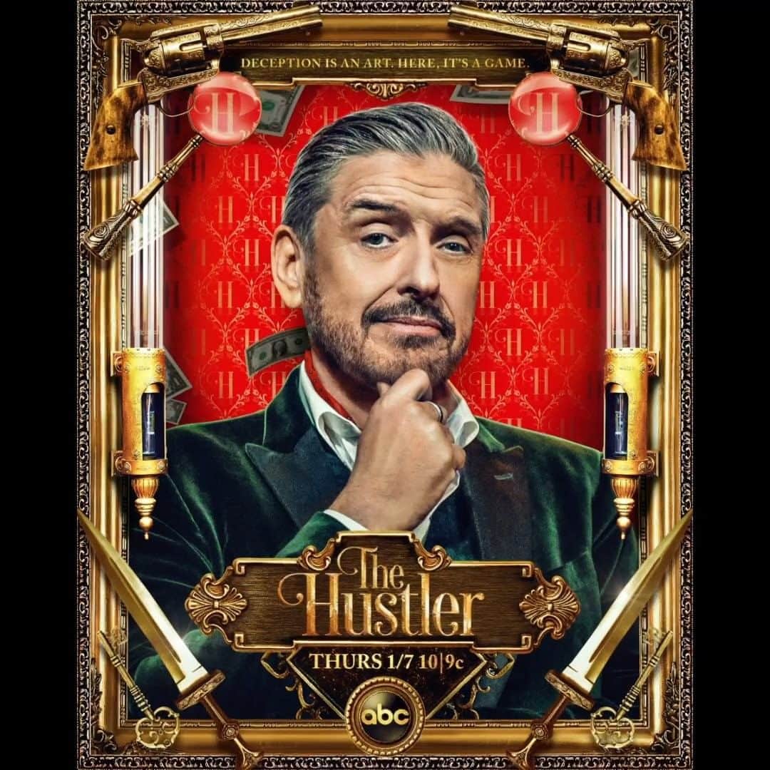 アメリカン・ブロードキャスティング・カンパニーのインスタグラム：「Deception is an art. Here, it's a game. @thehustlerabc premieres Thursday, Jan 7 on ABC, hosted by @craigyferg! #TheHustler」