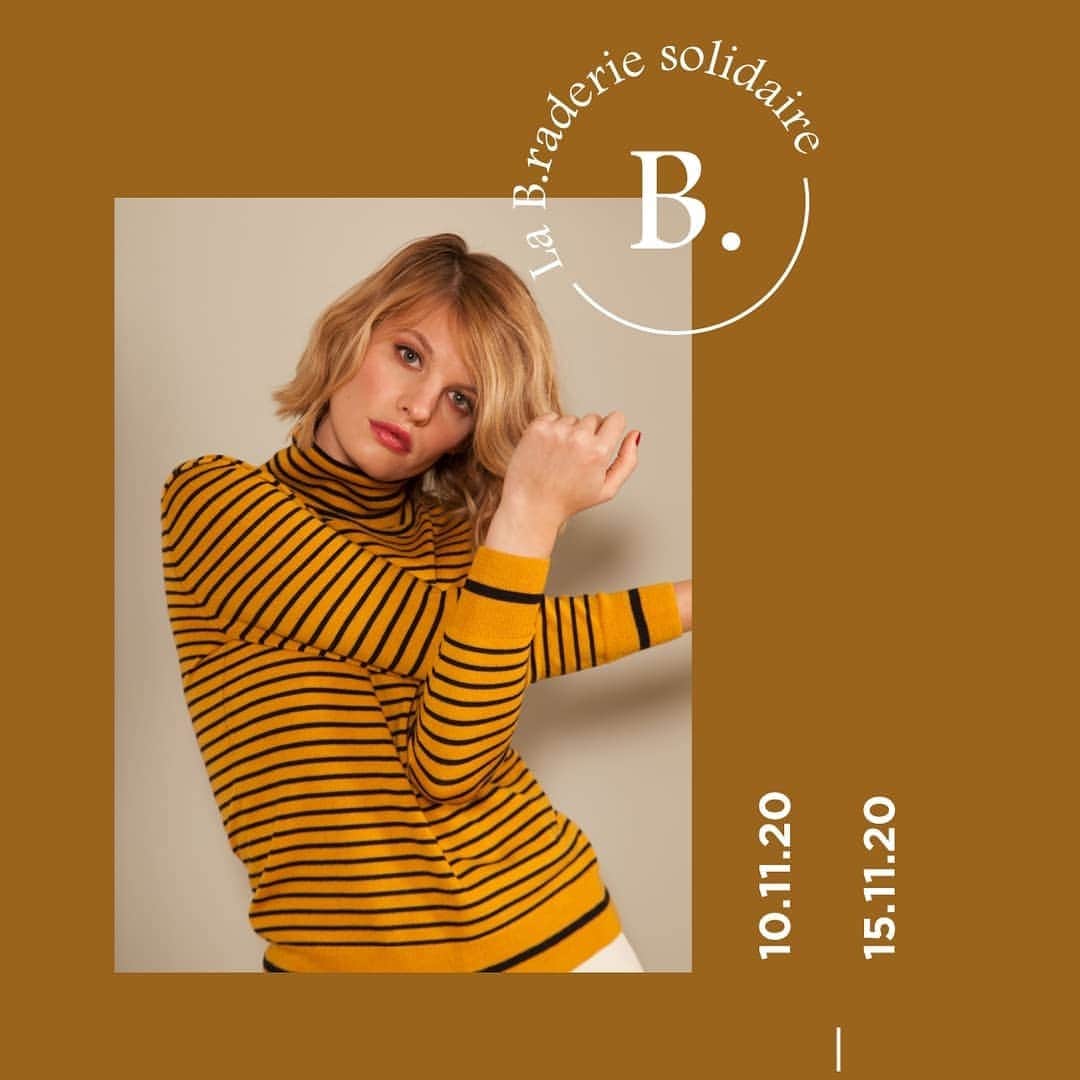 ベンシモンのインスタグラム：「LA BRADERIE SOLIDAIRE c'est parti ! 💫  Les pépites de notre collection Hiver 19 montent une dernière fois sur scène avant de tirer leur révérence. Pour l'occasion, retrouvez-les sur notre site à -50% jusqu'au 15 Novembre !  Parce que nous avions à coeur de soutenir de nouveau nos héros et pour témoigner de notre reconnaissance au personnel soignant ainsi qu'à tous ceux qui oeuvrent pour notre santé (merci à vous ❤), nous continuons notre partenariat avec l'HP-HF @fondationhopitaux en leur reversant 10% des ventes. 🏩  Nous espérons que vous y trouverez votre bonheur !  *50% de réduction sur les produits mentionnés dans la catégorie Braderie solidaire, du 10 au 15 Novembre 2020. 10% des ventes seront reversées à l'HP-HF.   Rendez-vous sur le site ❣️ (lien dans la bio) ​#bensimon #solidaire #covid #covid19 #solidarity #hopitaux」