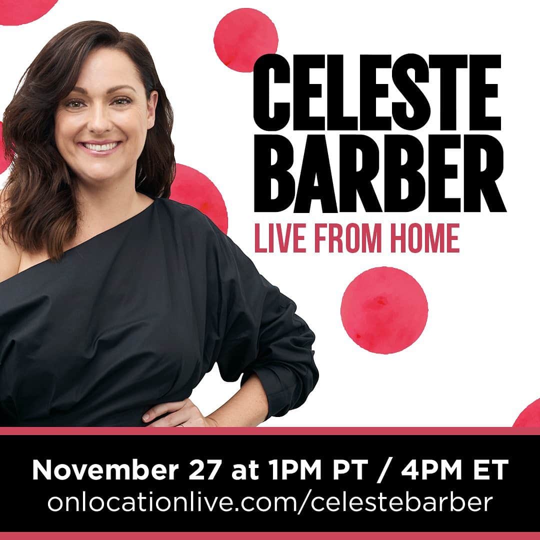 セレステ・バーバーのインスタグラム：「Alright team!  Celeste Barber virtual (from home) tour is happening! I’m giving you all the touring magic straight from my home to yours and you don’t even have to put on pants!  We can hangout the day after Thanksgiving (if you’re in America) so you don’t have to talk to your annoying family.  I’m LIVE from Nov 27 then available to watch over the weekend!  Link in bio to get your ticket. Note- There are no guarantees that I’ll look like I do in this this photo during the show.」