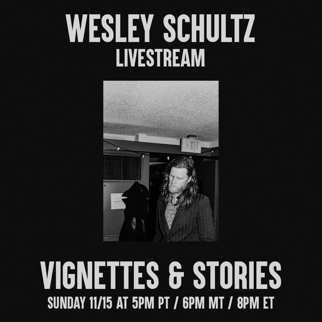 The Lumineersさんのインスタグラム写真 - (The LumineersInstagram)「Join me, @WesleySchultz for an intimate, live performance from my home this Sunday evening. I'll be playing my new solo album, Vignettes, in its entirety, along with a few surprise covers and some Lumineers jams. I'll also be telling some stories and answering fan questions 🖤 Submit a question at checkout to have yours answered!  All ticket proceeds will benefit @nivassoc Emergency Relief Fund, to help #SaveOurStages‼️ Capacity is limited, so purchase your tickets now (link in bio).」11月11日 4時02分 - thelumineers