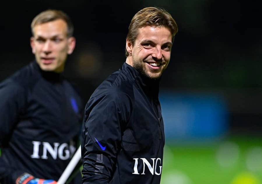 ティム・クルルのインスタグラム：「Exciting week ahead ..  🦁🇳🇱💪🏻 #training #nationalteam @onsoranje」
