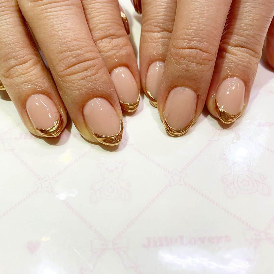 mamijinguのインスタグラム：「🧡  #jillandlovers #nail #nailart #paragel #gelneil#gel #ネイル #ネイルアート #me #look #love #かわいい」