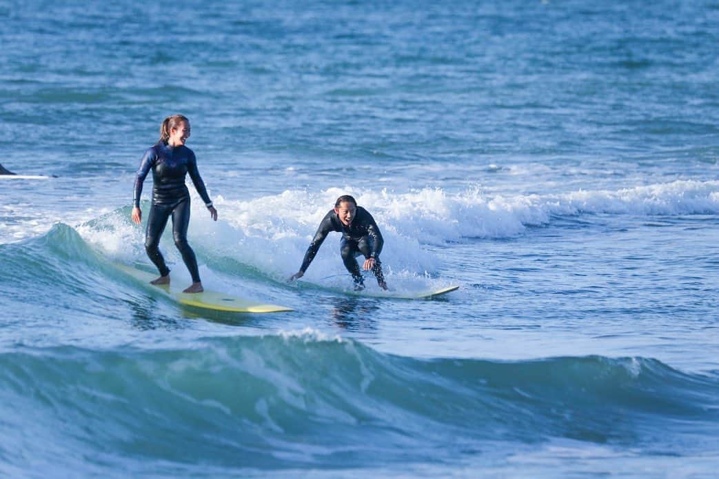 金子藍さんのインスタグラム写真 - (金子藍Instagram)「サーフィンは1人より 一緒に海入ってくれる人がいるから楽しいー♬ . 📷 @photo_epg  . #伊良湖 #サーフィン #ロングボード #海 #longboards #surf #豊橋 #haneypresets」11月10日 20時40分 - aikaneko_surf