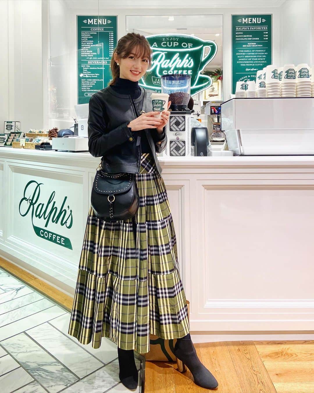 のインスタグラム：「. ☕️ @ralphscoffee 🇺🇸🧸 新宿ルミネ限定のオレンジモカを🍊 . 東京には表参道にしか店舗がなかったから 新宿にも新しく出来て嬉しい😆♡♡ . #ラルフズコーヒー #ralphscoffee @poloralphlauren」