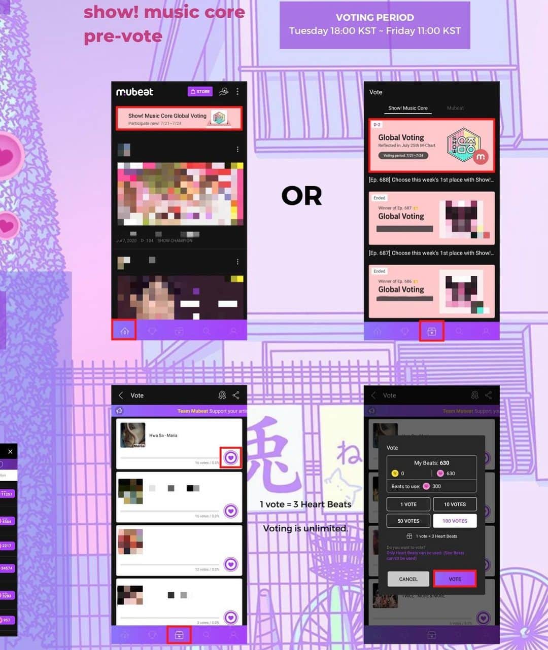 ファサさんのインスタグラム写真 - (ファサInstagram)「Mamamoo is currently on 3rd place on Show Music Core! download the app Mubeat, it’s really easy!  - Sign up using existing social media account or email - Watch ads and complete missions to get Heart Beats  - vote!   #mamamoo #마마무 #hwasa #화사 #hyejin #ahnhyejin #moonbyul #solar #wheein #moomoo #kpop #girlgroup #gg #kpopgirlgroup #travel #aya」11月10日 20時44分 - mamamoohwasa