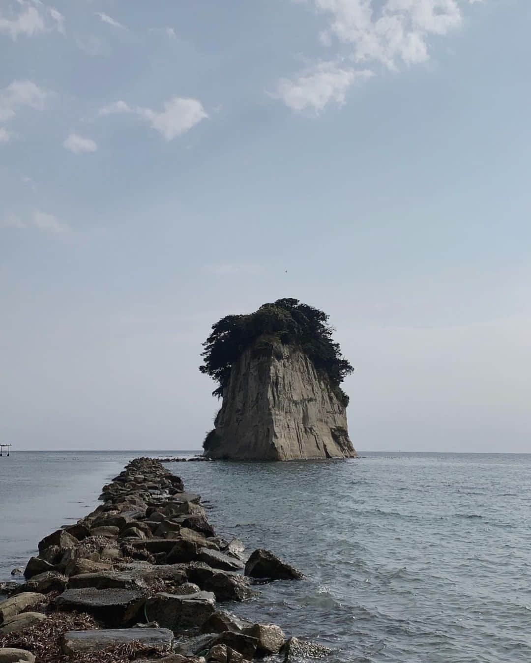 のインスタグラム：「⛰. #見附島 #軍艦島」