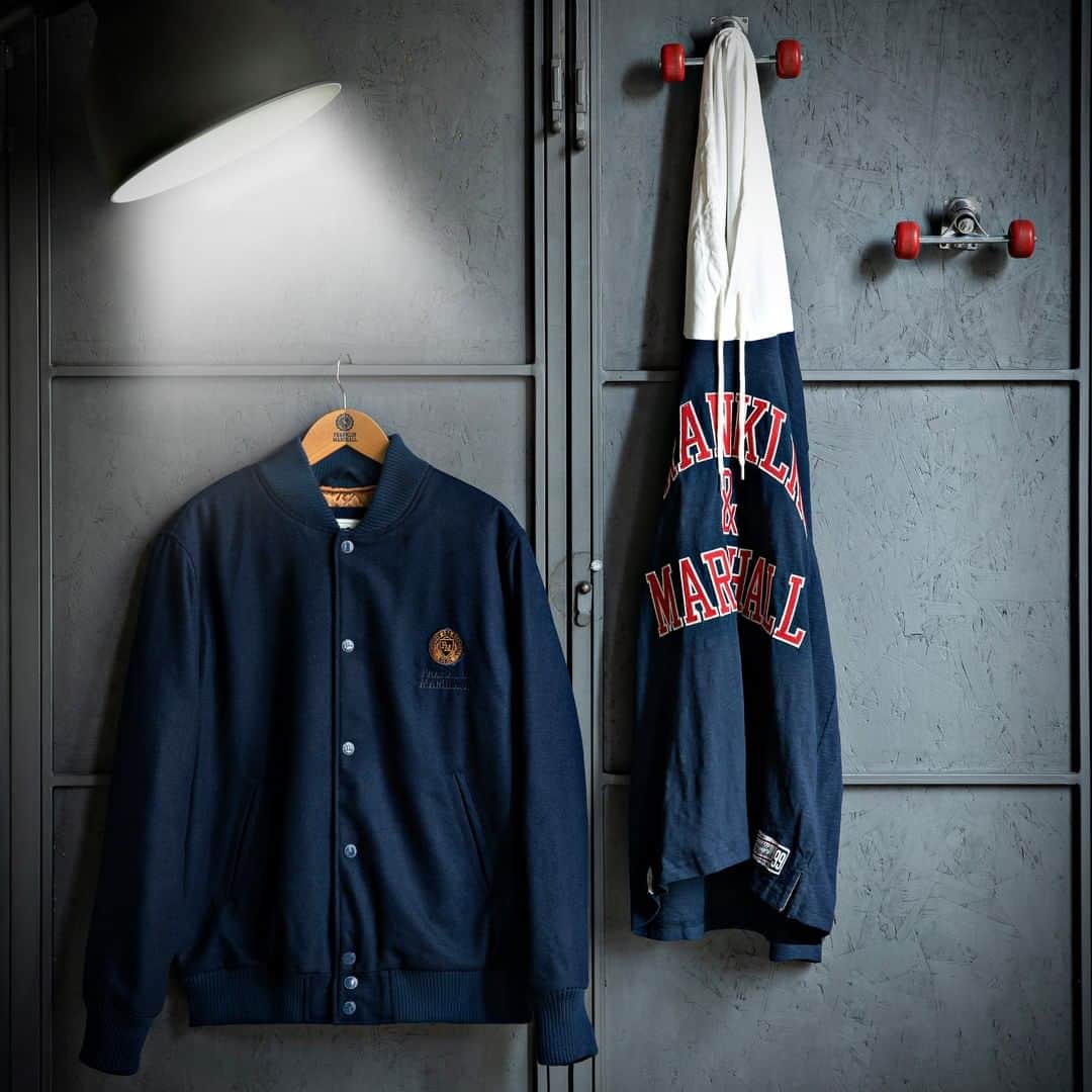 フランクリン&マーシャルのインスタグラム：「FRANKLIN & MARSHALL  FW2020 COLLECTION   A classic that never goes out of style   #franklinandmarshall #newcollection #jacket #sweatshirt」