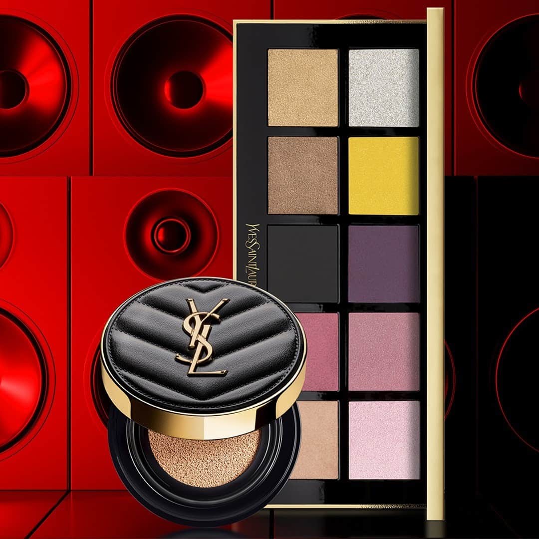 Yves Saint Laurent Beautyさんのインスタグラム写真 - (Yves Saint Laurent BeautyInstagram)「Take your plus one on a ride. Pair your favourite on the go foundation, the iconic LE CUSHION ENCRE DE PEAU with your new eyeshadow favourite  COUTURE COLOUR CLUTCH PARIS LE CUSHION ENCRE DE PEAU #yslbeauty #CCC #thecushion #double11」11月10日 21時59分 - yslbeauty